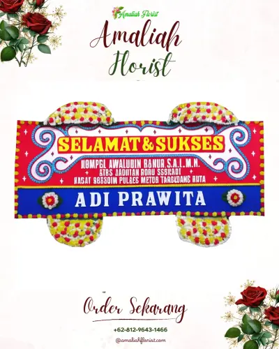 Karangan Bunga Ucapan Selamat di Siremeng