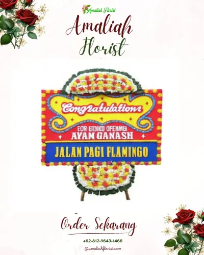 Bunga Papan Congratulation di Siremeng